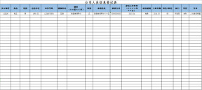 人员信息登记表