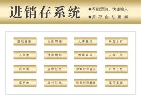 进销存管理系统（窗体录入，对账查询）