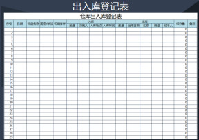 出入库明细