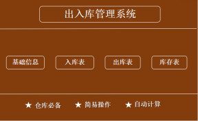 进销存系统-出入库存