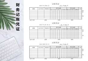 会计记账凭证单