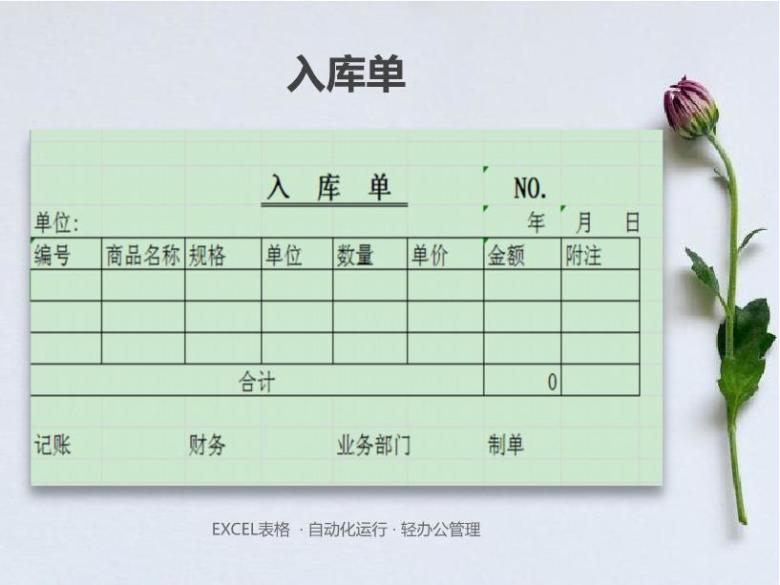 出入库单据