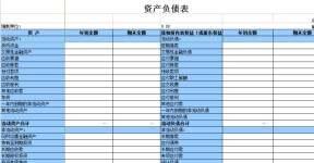财务报表模板（从凭证到指标带所有者权益变动表）