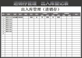 出入库管理（进销存）