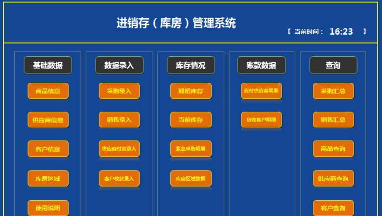 进销存（库房）管理系统
