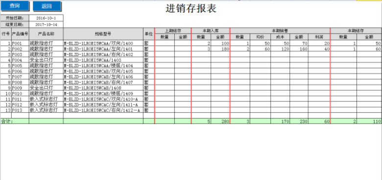 进销存管理（一键库存，带客户对账）