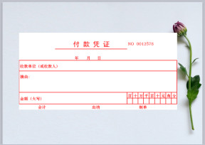 付款凭证