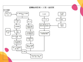 薪酬福利管理（工资）流程图