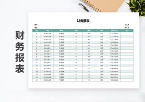 通用公司财务报表对账单