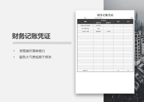 财务记账凭证