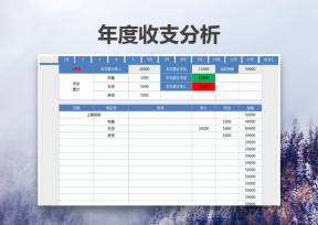 2019年度收支分析表
