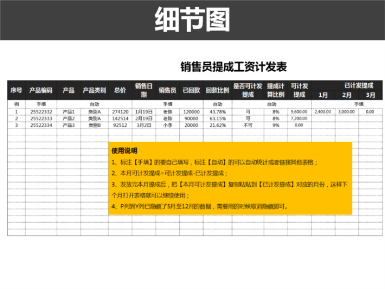 销售员提成工资计算系统
