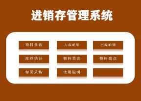 购销存管理系统（带盘点表）