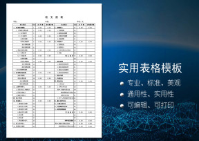 收支财务报表(自动统计)