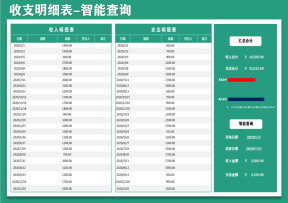 收支明细表（智能查询）