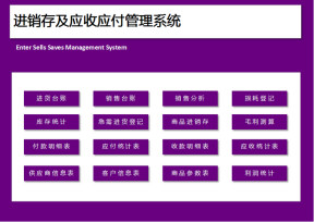 进销存及应收应付管理系统