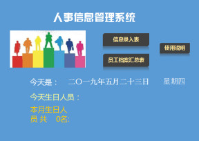 人事信息管理系统