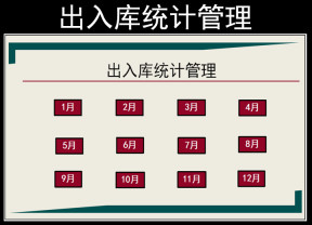 出入库统计管理