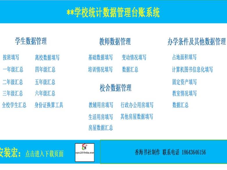 教育统计台账（小学版正式版）