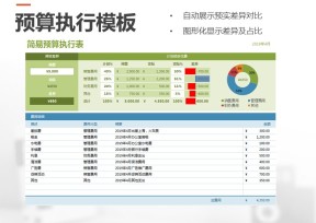 预算执行模板