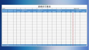 进销存日报表