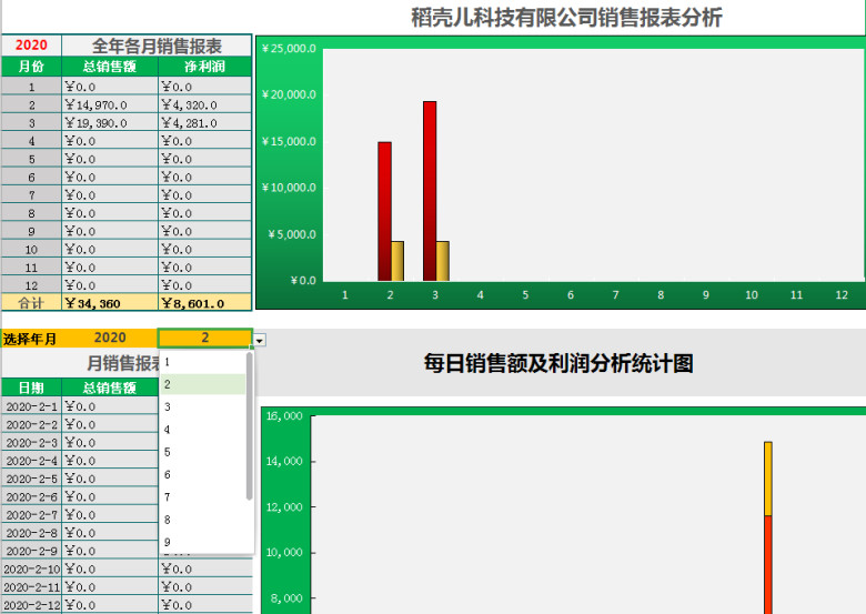 进销存系统(自动生成报表)