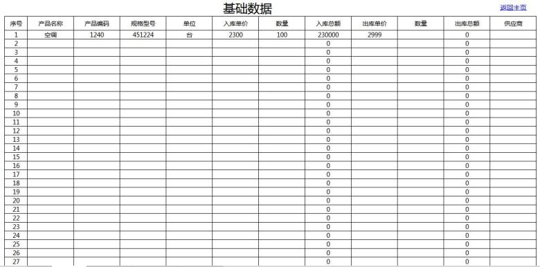 出入库管理系统