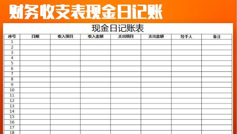 财务报表-费用收支表