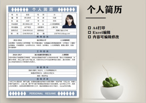 个人简历（简约）