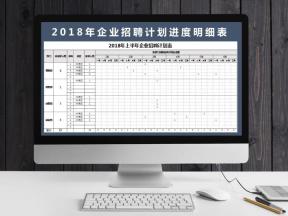 年上半年企业招聘计划表