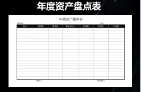 年度资产盘点表1