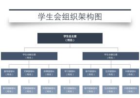 学生会组织架构图