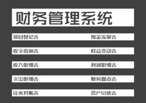 财务系统（会计账表管理）