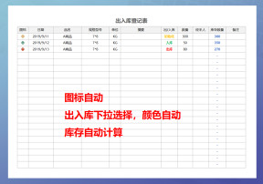 出入库明细表