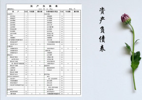 资产负债表