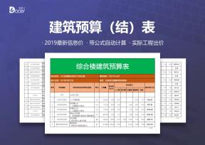 综合楼建筑装修预算表（实打实预算）