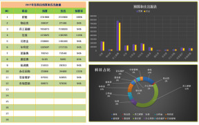 报表系列-公司科目预算