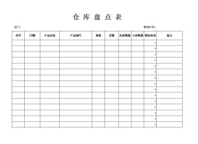 库存盘点表，自动换算