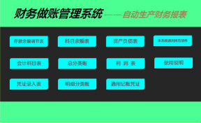 财务做账系统(自动生成财务报表)