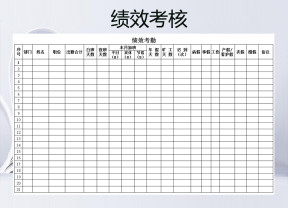绩效考勤