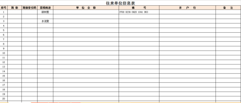 购销存明细账