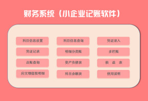 财务系统（小企业会计记账软件）