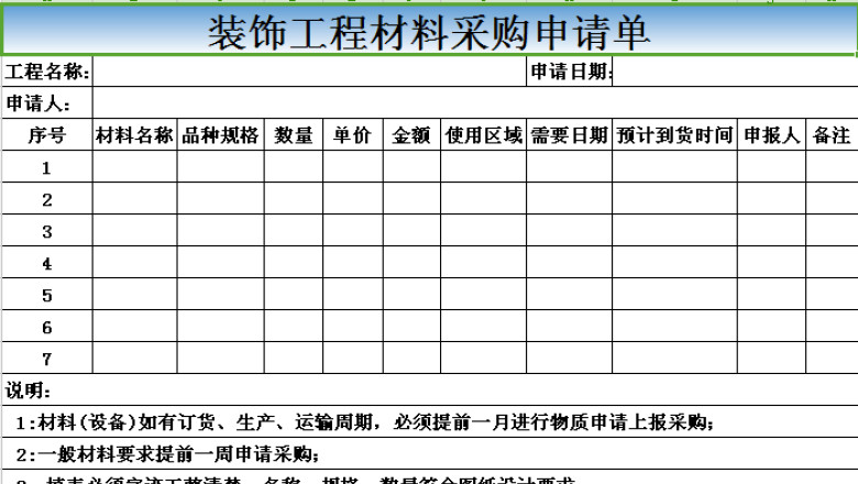 面试安排表