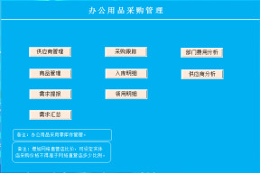 办公用品采购管理