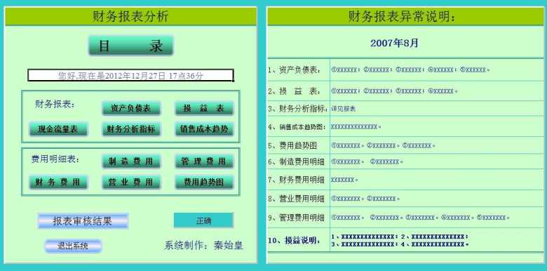 财务报表分析