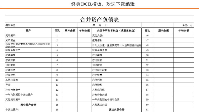 新企业会计准备财务报表