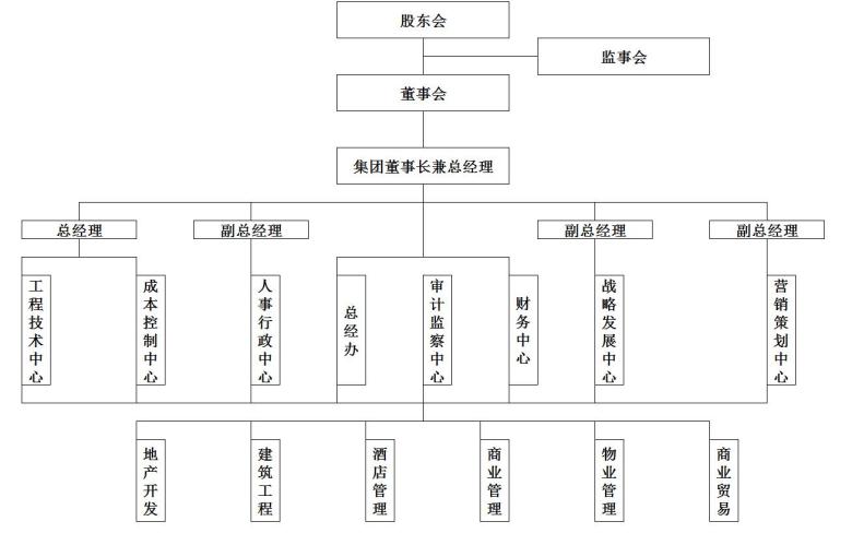 集团公司组织架构图