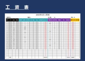 工资表-公式计算