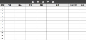 公司日常流水账
