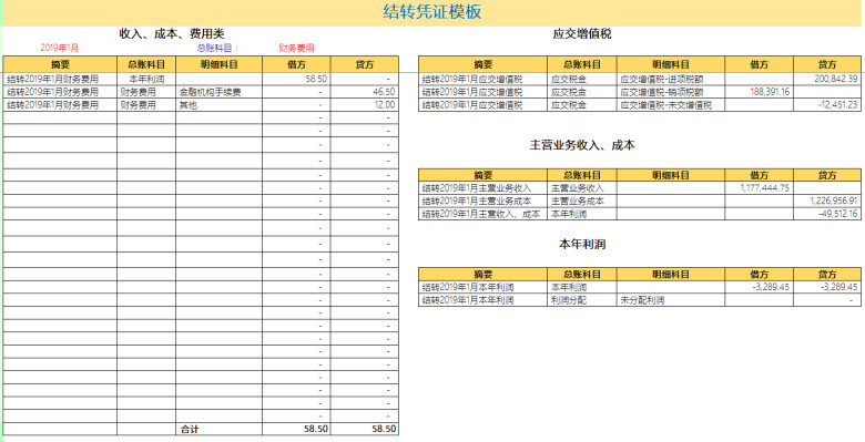 Exce账务系统跨年完美版（实用高效）